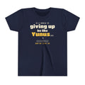 Be Like Yunus (AS) Kids Tee | Prophet Yunus (Jonah) Hope Story, Qur'an 21:87-88 on the Back | AdabStars