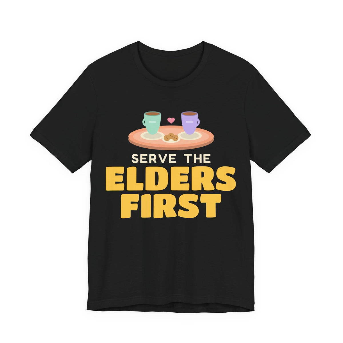 Elders First Islamic Shirt | Adab Kids Serve The Elders First Respect Tea Tray Muslim | AdabStars Islamic Kids Apparel