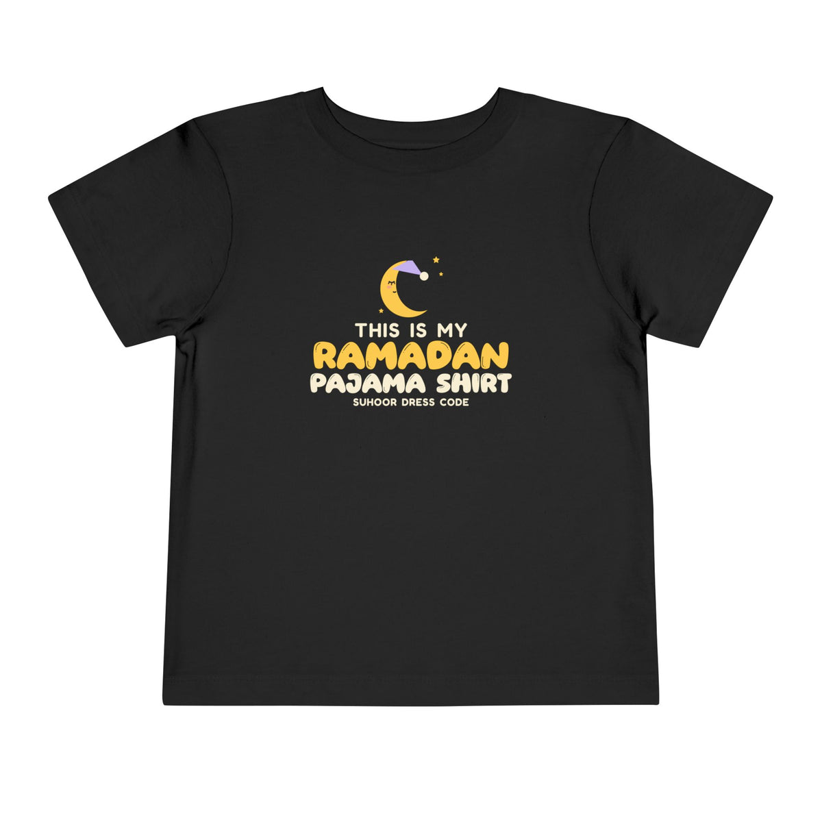 This Is My Ramadan Pajama Toddler T-Shirt in Black – AdabStars