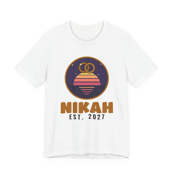 Nikah Est. 2027 Islamic Unisex T-Shirt – AdabStars