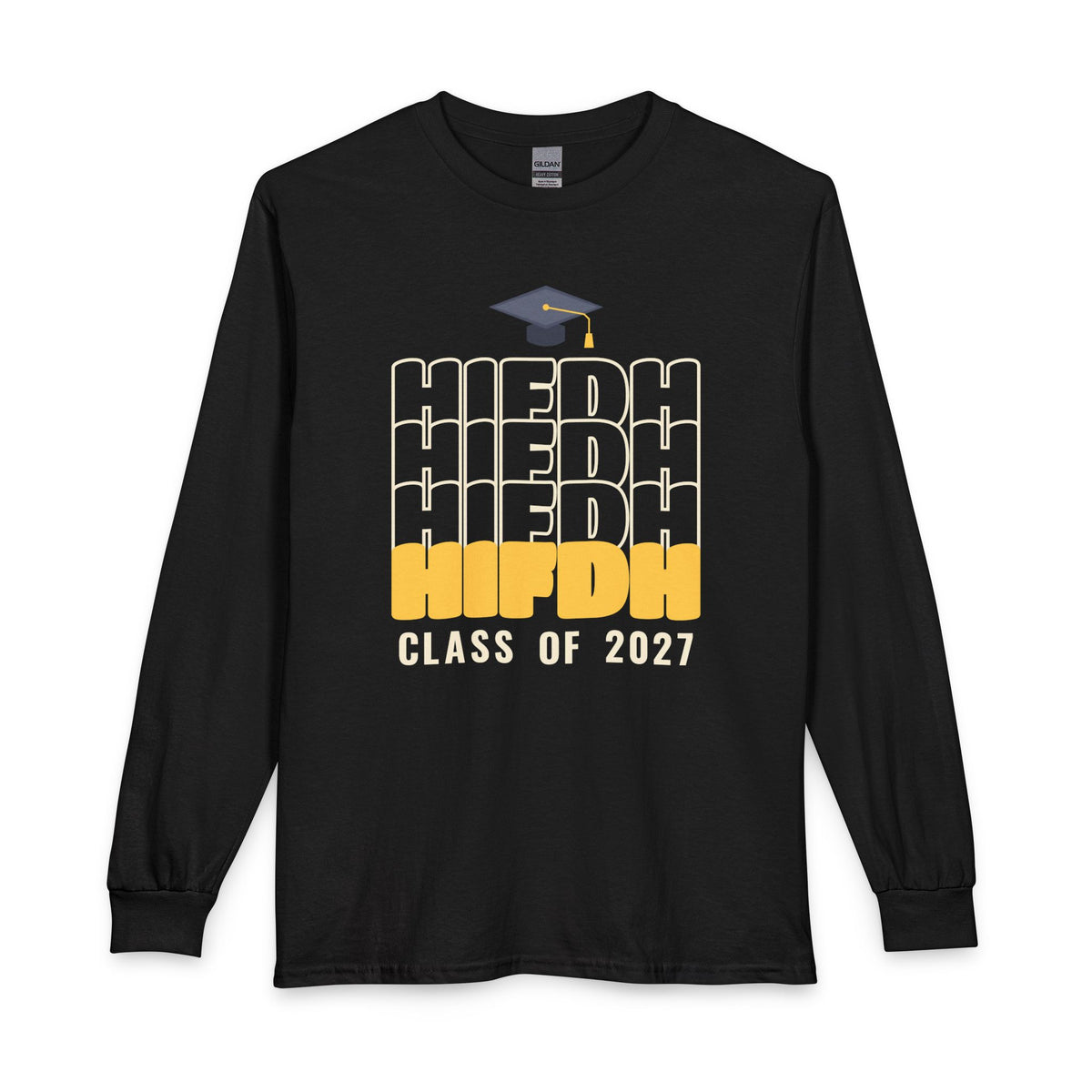 Hifdh Class of 2027 Islamic Long Sleeve Shirt in Black – AdabStars