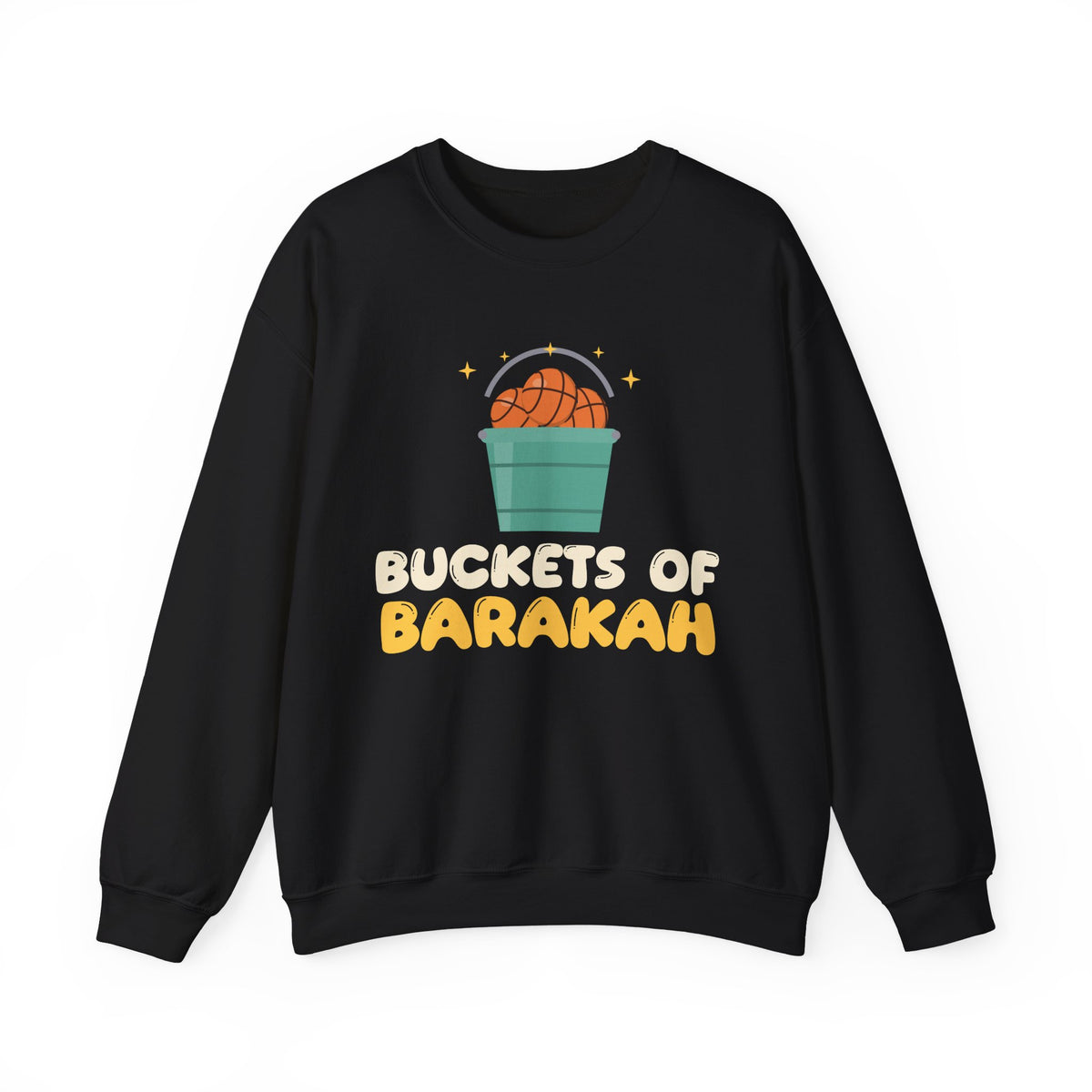 Buckets Of Barakah Muslim Crewneck Sweatshirt – AdabStars