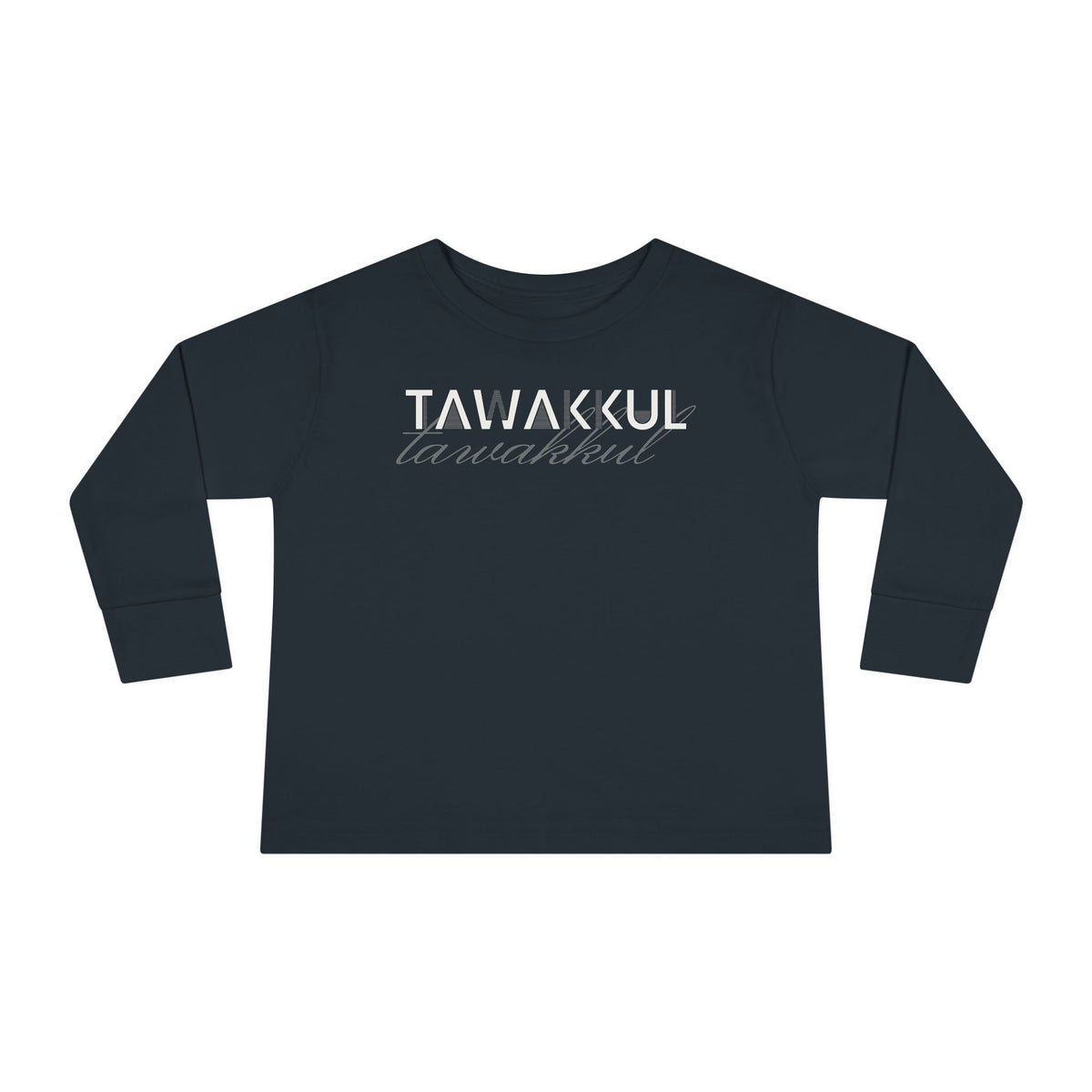 Tawakkul Islamic Toddler Toddler Long Sleeve Shirt in Black – AdabStars