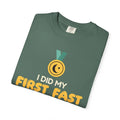I Did My First Fast Ramadan Heavyweight Tee | Ramadan Kids Milestone Medal Proud | AdabStars Islamic Kids Apparel
