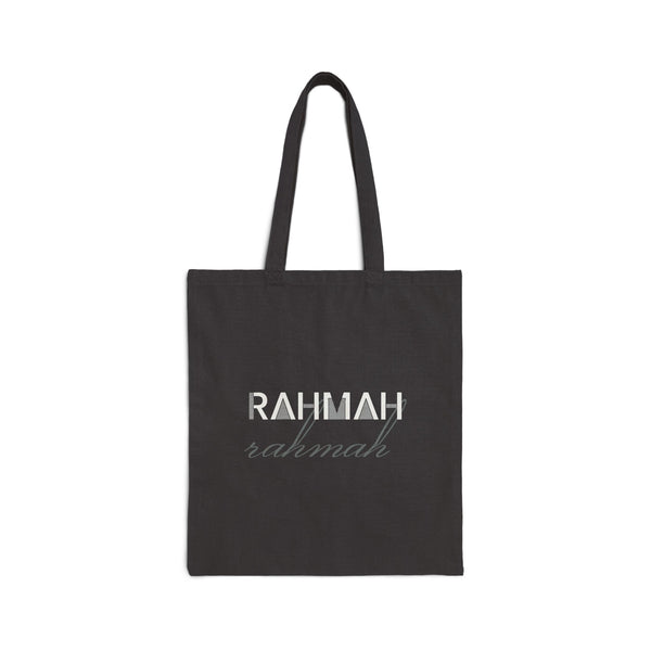 Rahmah Canvas Tote Bag in Black, double-sided print – AdabStars