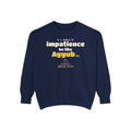Be Like Ayyub (AS) Sweatshirt | Prophet Ayyub (Job) Patience Story, Qur'an 38:41-44 on the Back | AdabStars
