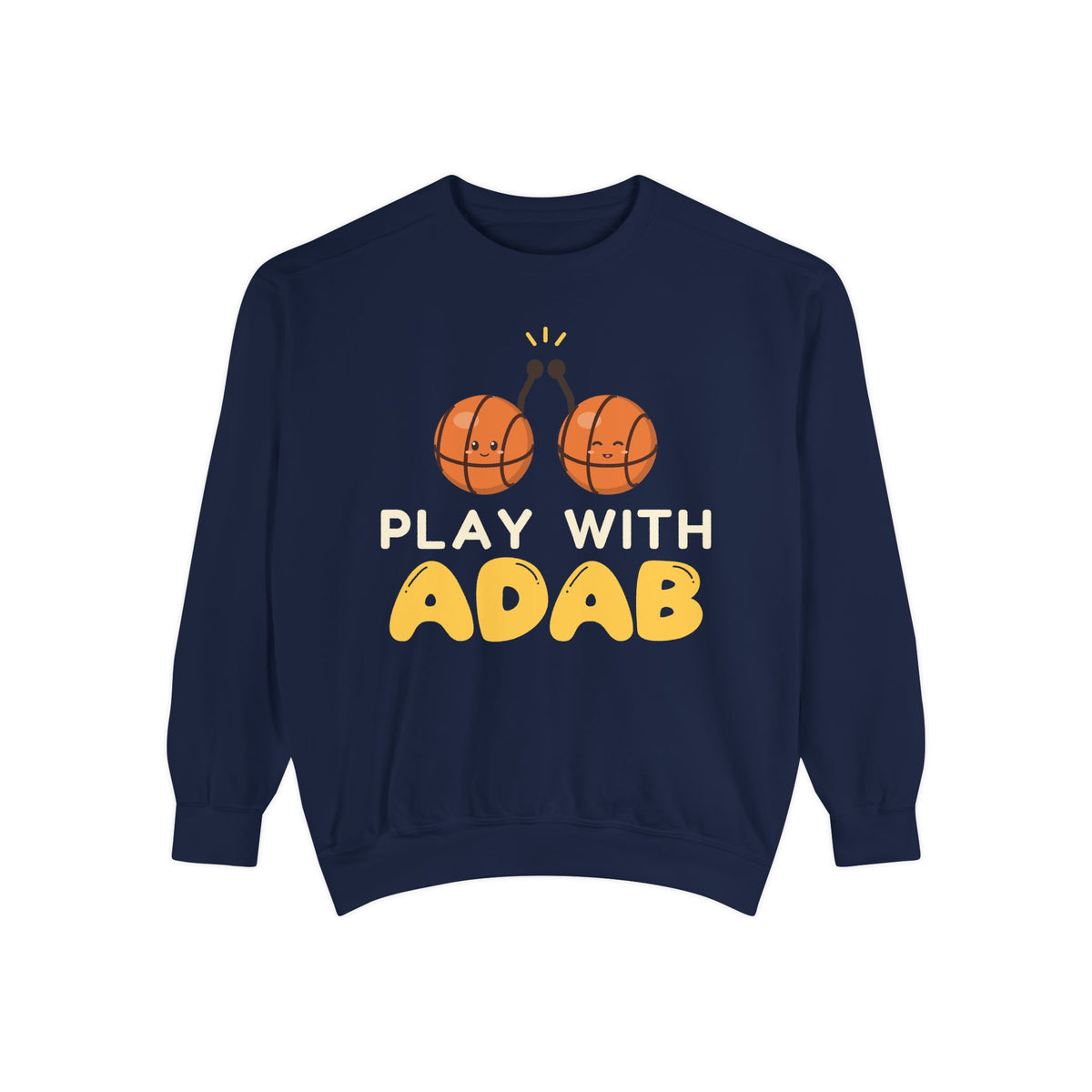 Play With Adab Muslim Sweatshirt | Muslim Kids Basketball Play With Adab Good Manners Team | AdabStars Islamic Kids Apparel