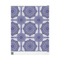 Islamic Mandala Gift Wrapping Paper – Elegant Blue & White Arabesque Design for Eid, Ramadan & Special Occasions detail view 