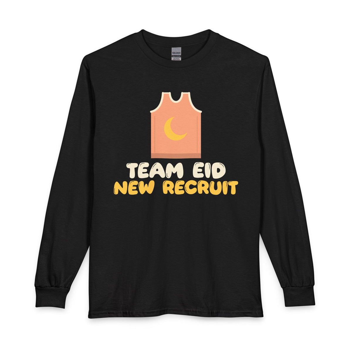 Team Eid New Recruit Long Sleeve Shirt in Black – AdabStars