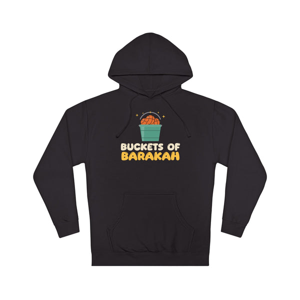 Buckets Of Barakah Hoodie in Black – AdabStars