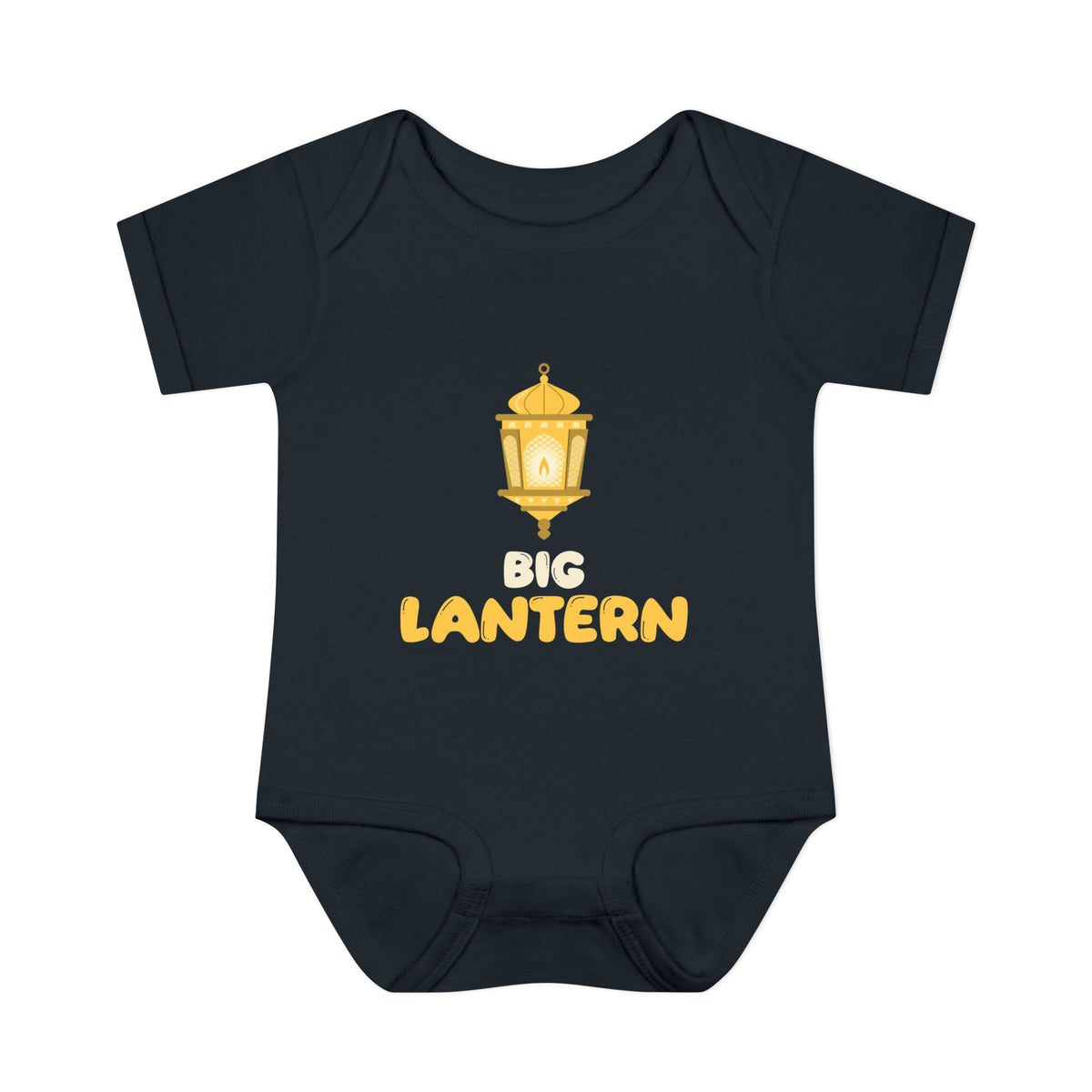 Big Lantern Ramadan Baby Bodysuit in Black – AdabStars
