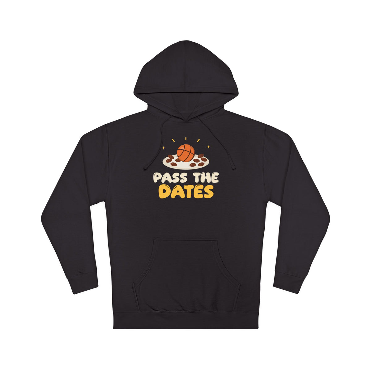 Pass The Dates Muslim Hoodie | Ramadan Basketball Pun Pass The Dates Iftar Kids Muslim | AdabStars Islamic Kids Apparel