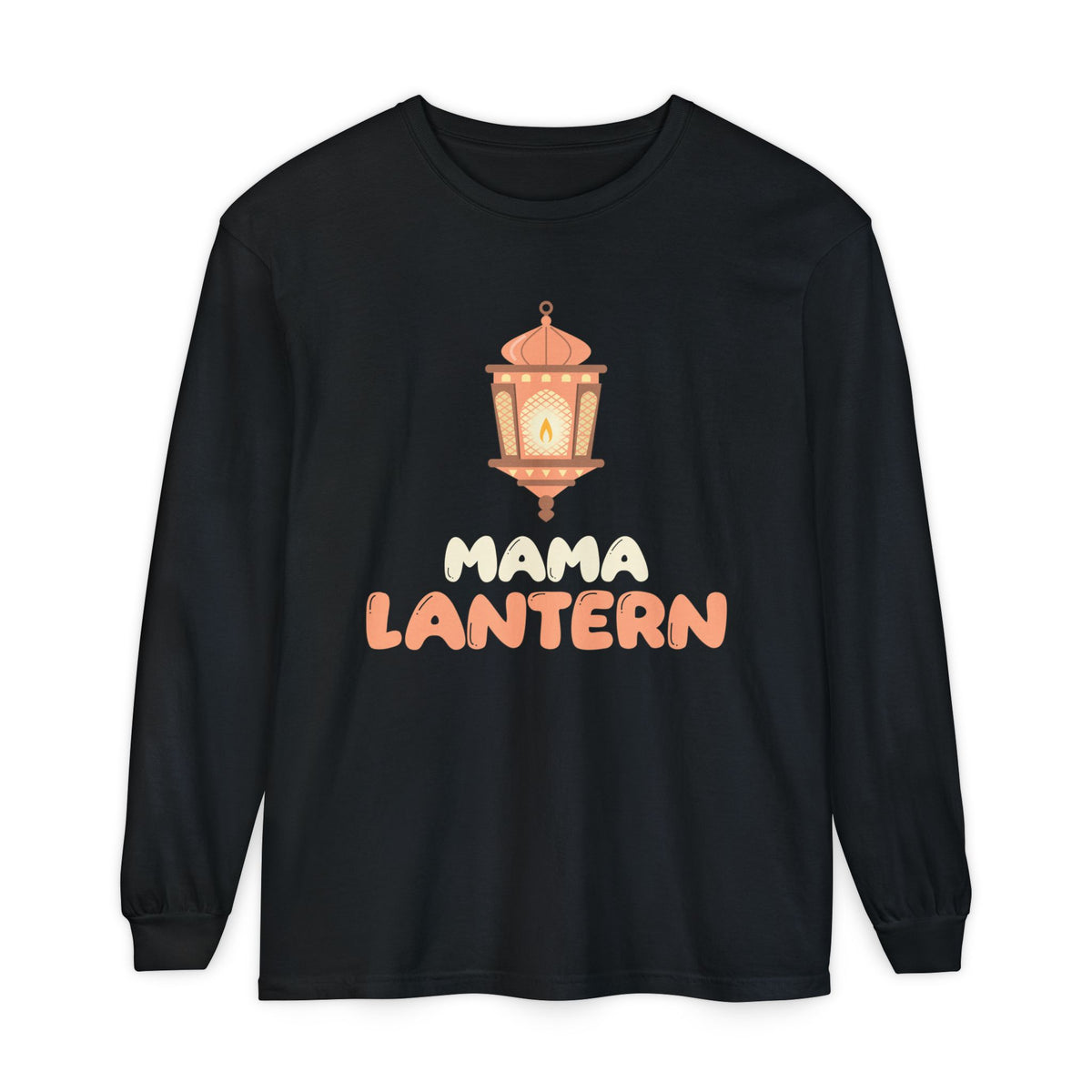 Mama Lantern Ramadan Long Sleeve Shirt | Ramadan Family Matching Set Mom Lanterns | AdabStars Islamic Apparel