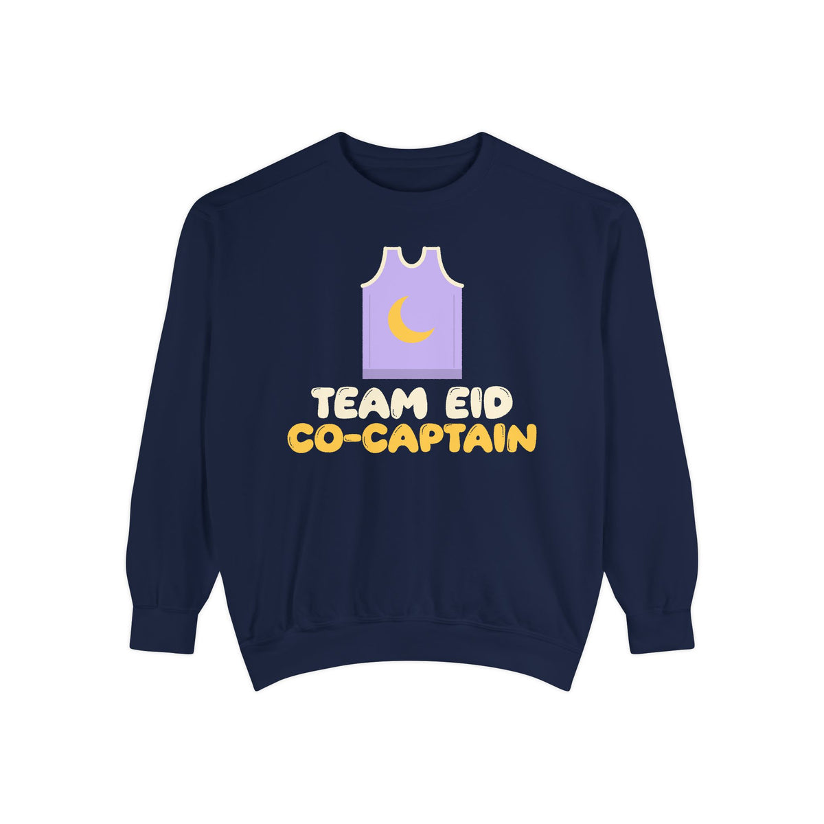 Team Eid Co-Captain Sweatshirt | -Captain Basketball Siblings Lilac Jersey Set | AdabStars Islamic Kids Apparel