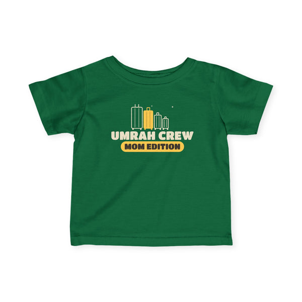 Umrah Crew Mom Edition Baby T-Shirt in Kelly – AdabStars