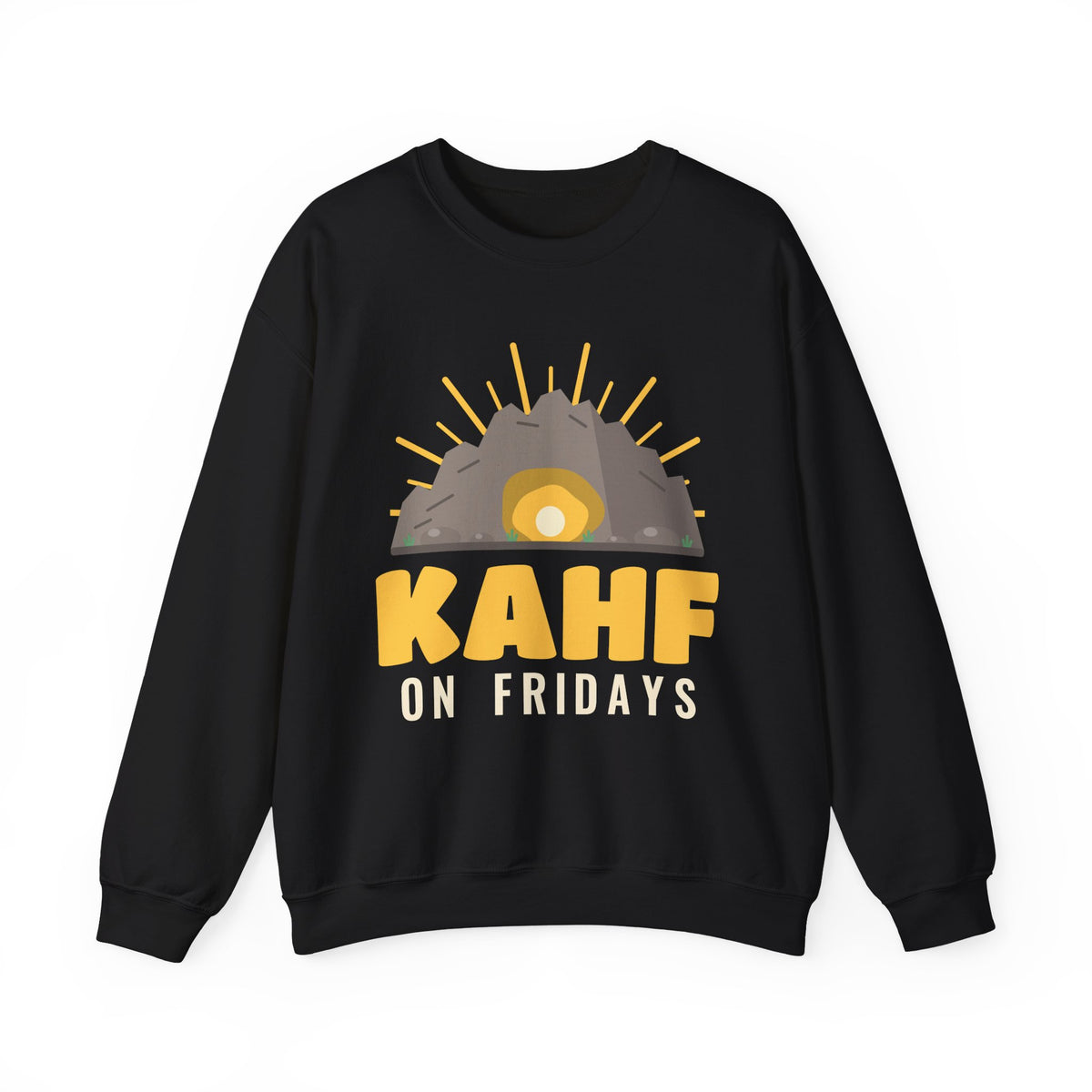 Kahf on Fridays Islamic Crewneck Sweatshirt in Black – AdabStars
