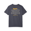 Be Like Ayyub (AS) Heavyweight Tee | Prophet Ayyub (Job) Patience Story, Qur'an 38:41-44 on the Back | AdabStars