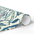 Wrapping Paper - Islamic Ottoman Floral Pattern Gift Wrap Papers back view – Taqwa Arts