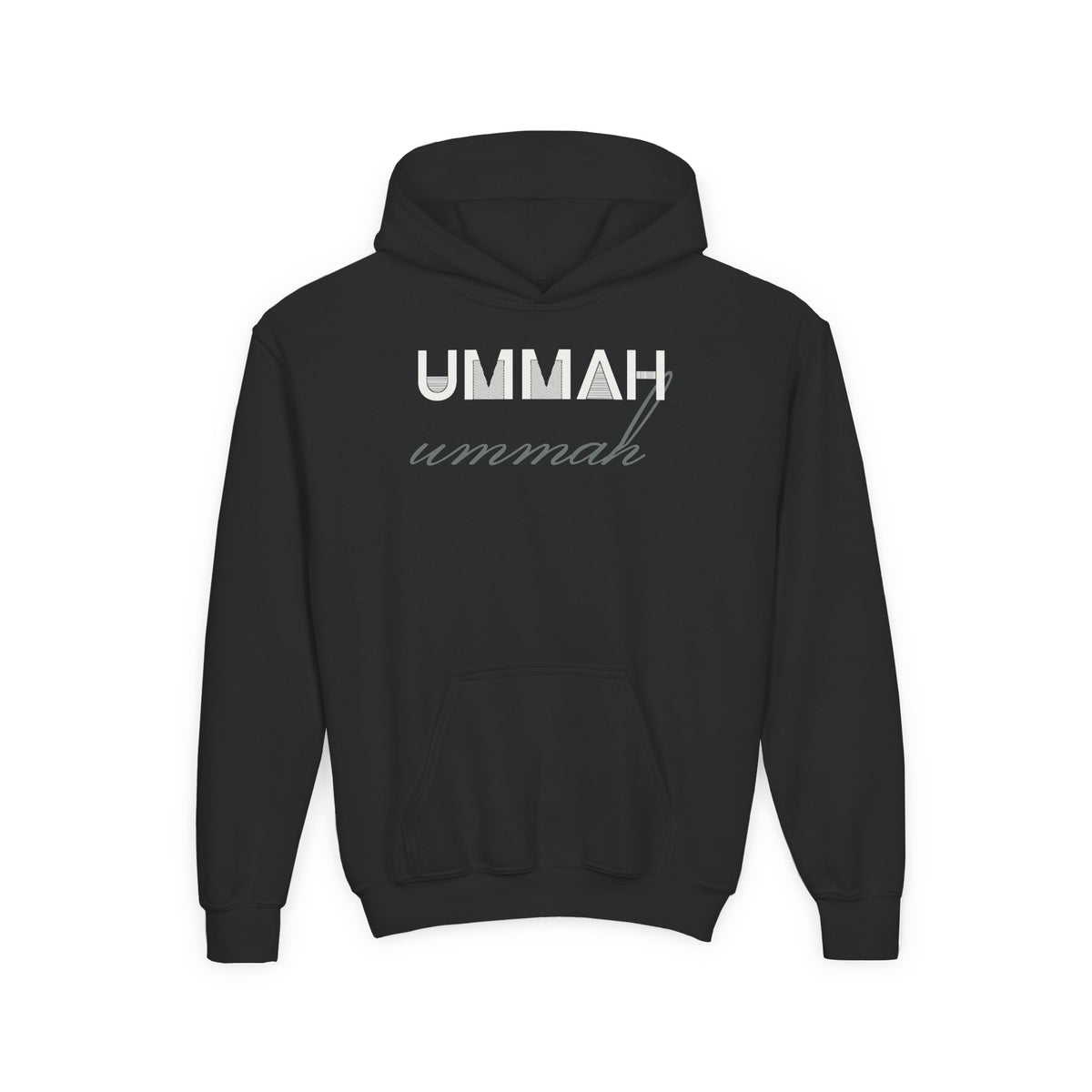 Ummah Islamic Kids Hoodie in Black – AdabStars