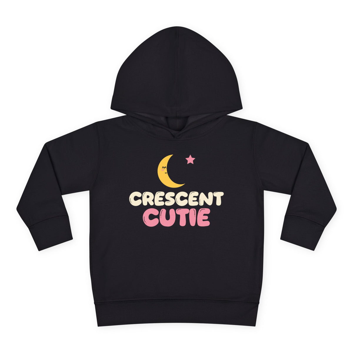 Crescent Cutie Ramadan Toddler Hoodie in Black – AdabStars