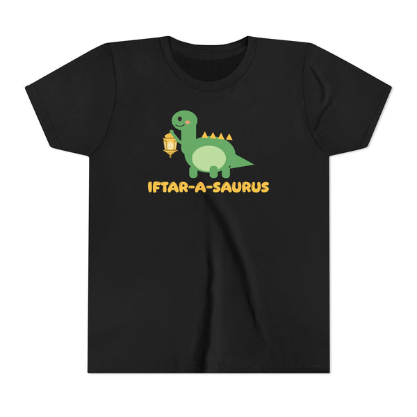 Iftar-A-Saurus Ramadan Kids Tee | Ramadan Kids Dinosaur Lantern Dino Pun | AdabStars Islamic Kids Apparel