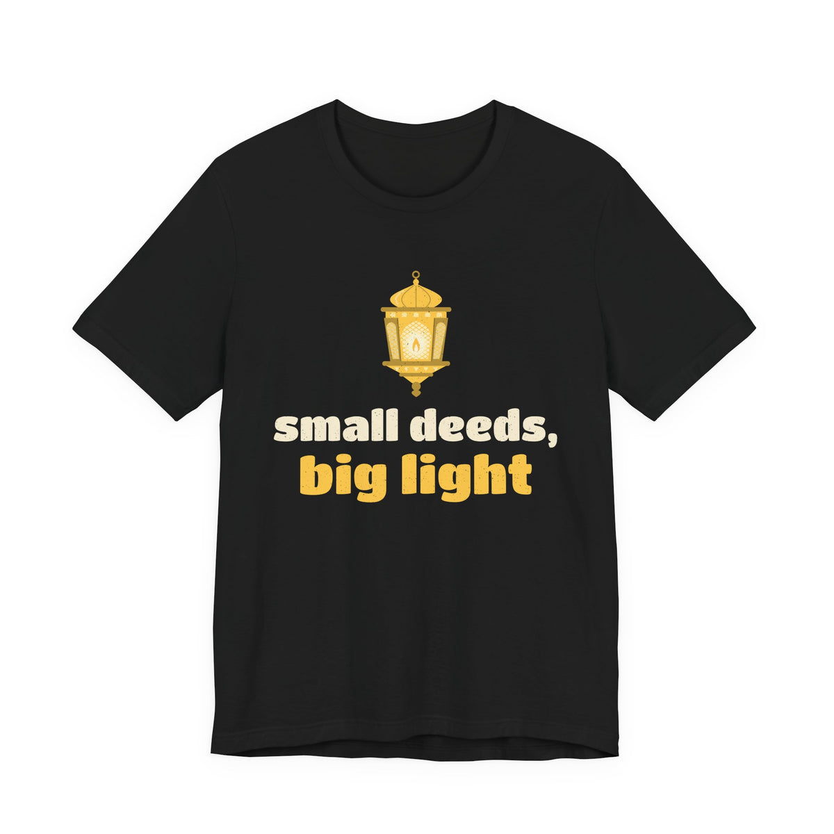 Small Deeds, Big Light Ramadan Shirt | Deeds Big Light Ramadan Kindness Lantern Good Habits | AdabStars Islamic Apparel