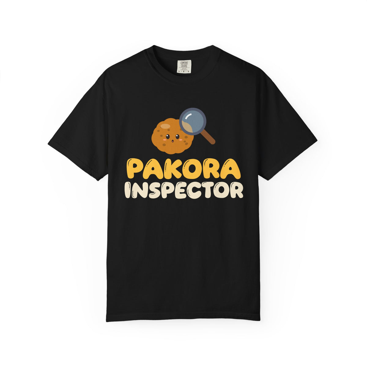 Pakora Inspector Ramadan Heavyweight Tee | Ramadan Iftar Funny Desi Food Pakistani | AdabStars Islamic Apparel
