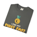 I Did My First Fast Ramadan Heavyweight Tee | Ramadan Kids Milestone Medal Proud | AdabStars Islamic Kids Apparel