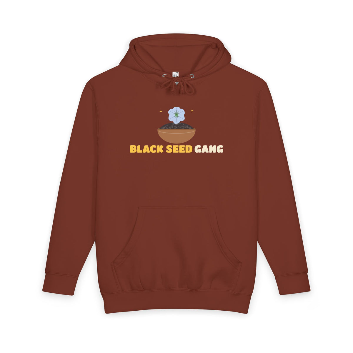 Black Seed Gang Islamic Heavyweight Premium Heavyweight Hoodie in Paprika – AdabStars