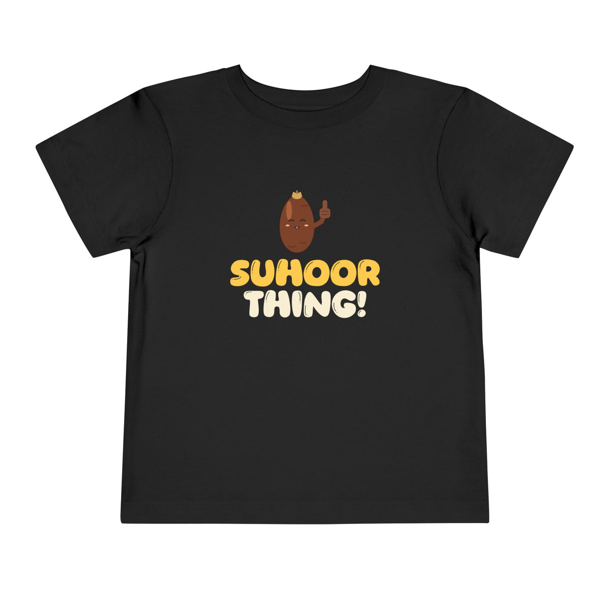 Suhoor Thing! Toddler Tee | Thing Ramadan Kids Date Fruit Thumbs Up Pun Funny | AdabStars Islamic Kids Apparel