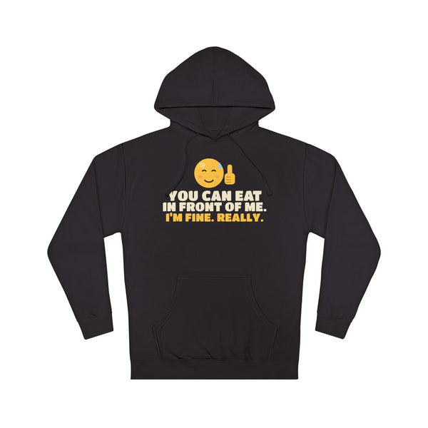 You Can Eat In Front Of Me Hoodie in Black – AdabStars