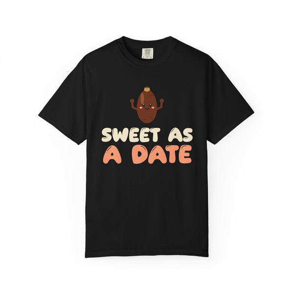 Sweet As A Date Ramadan Heavyweight T-Shirt in Black – AdabStars