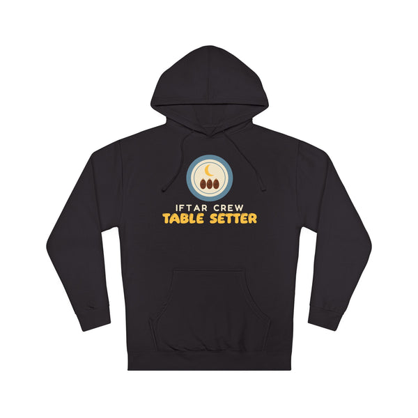 Iftar Crew: Table Setter Hoodie in Black – AdabStars