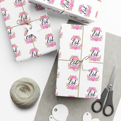 Wrapping Paper - Eid Mubarak Floral Gift Wrap Papers