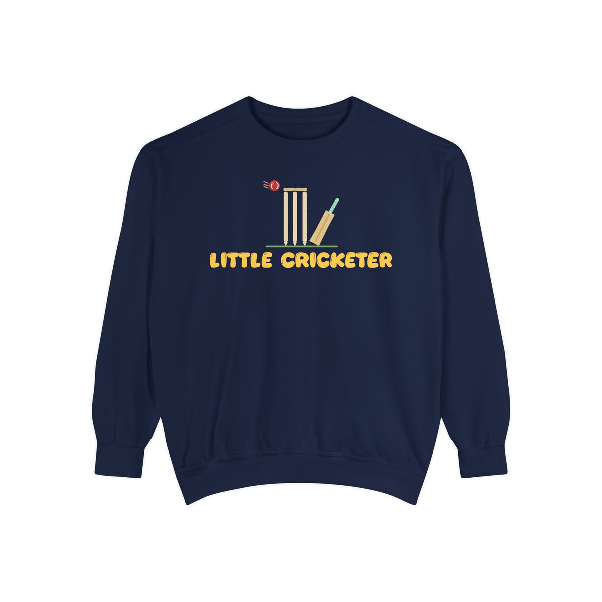 Cricket Rookie Ramadan Sweatshirt | Little Cricketer Kids Bat Ball Stumps Junior Player Sports | AdabStars Islamic Kids Apparel