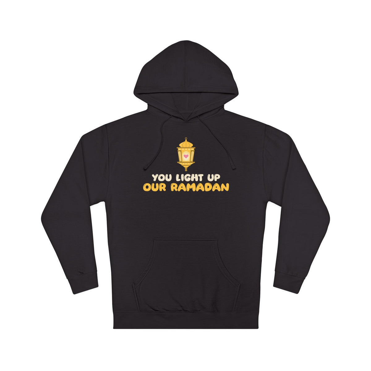 You Light Up Our Ramadan Hoodie | Kids Lantern Heart Family Love | AdabStars Islamic Kids Apparel