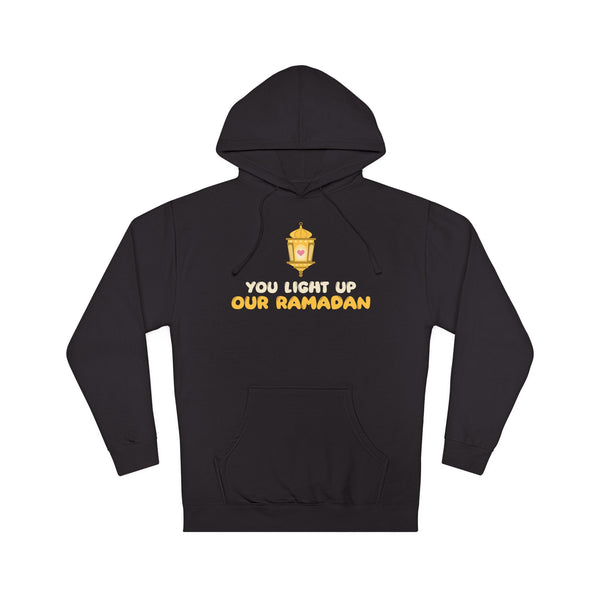 You Light Up Our Ramadan Hoodie in Black – AdabStars