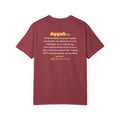 Be Like Ayyub (AS) Heavyweight Tee | Prophet Ayyub (Job) Patience Story, Qur'an 38:41-44 on the Back | AdabStars