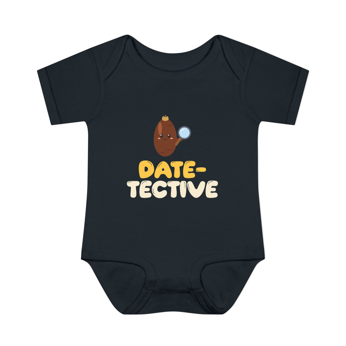 Date Tective Ramadan Baby Bodysuit in Black – AdabStars
