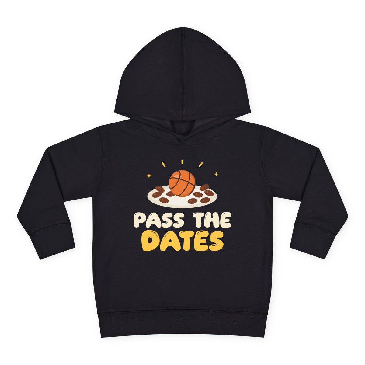 Pass The Dates Muslim Toddler Hoodie in Black – AdabStars