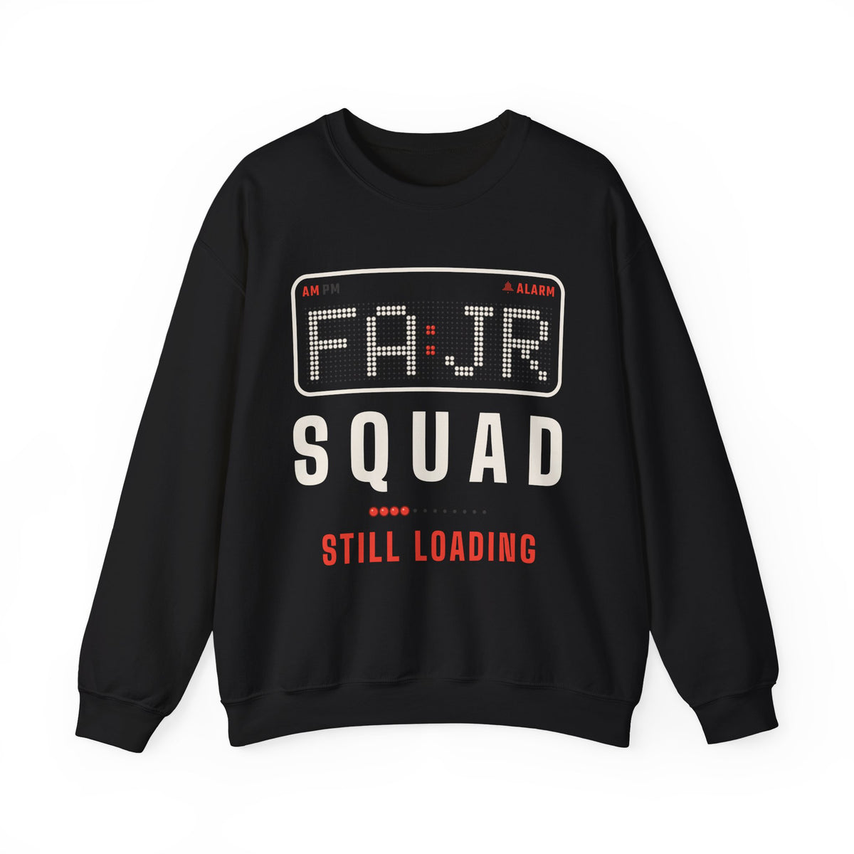 Fajr Squad: Still Loading Islamic Crewneck Sweatshirt in Black – AdabStars