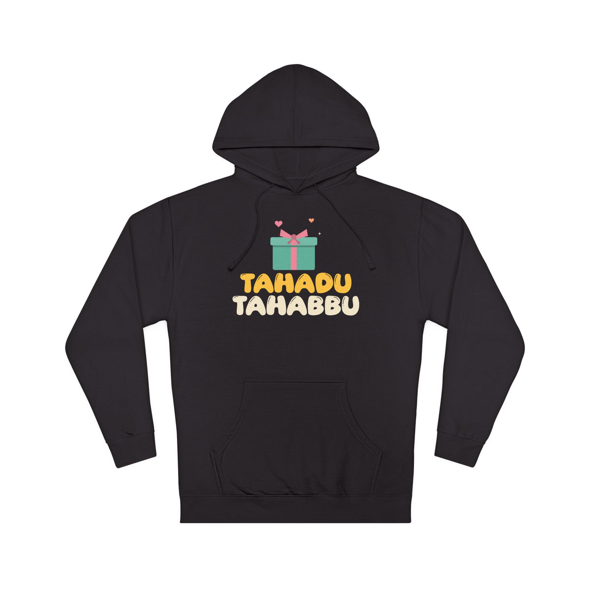 Tahadu Tahabbu Islamic Hoodie in Black – AdabStars
