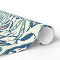 Wrapping Paper - Islamic Ottoman Floral Pattern Gift Wrap Papers back view – Taqwa Arts