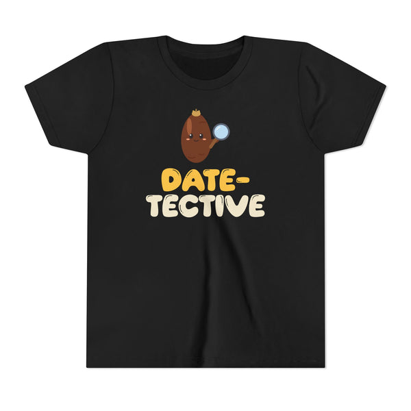 Date Tective Kids T-Shirt in Black – AdabStars