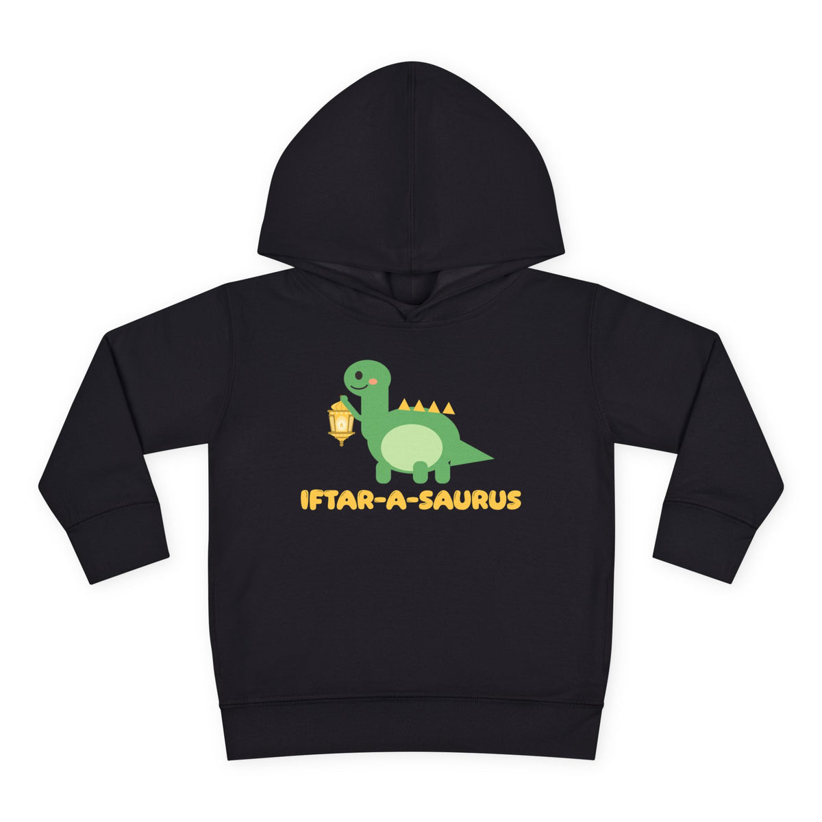 Iftar-A-Saurus Ramadan Toddler Hoodie in Black – AdabStars