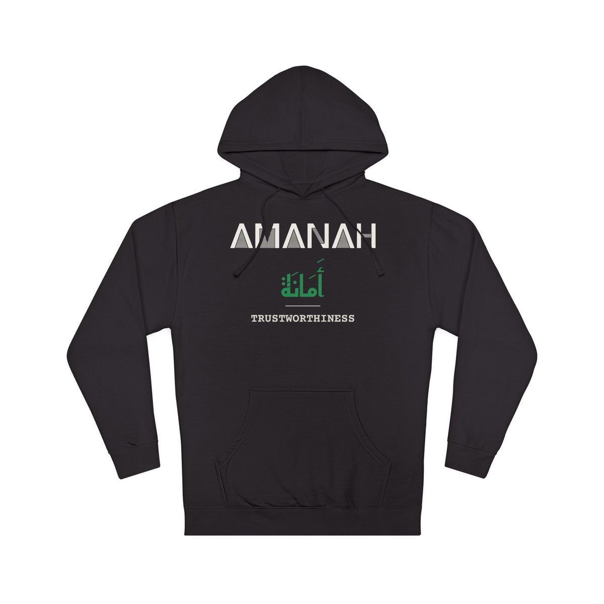 Amanah Dual Language Hoodie in Black – AdabStars