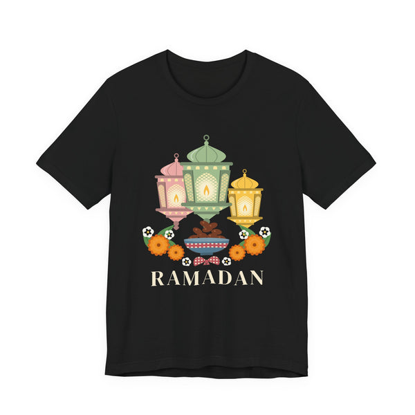 Ramadan Lantern Bouquet Unisex T-Shirt in Black – AdabStars