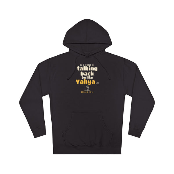 Be Like Yahya (AS) Hoodie in Black – AdabStars