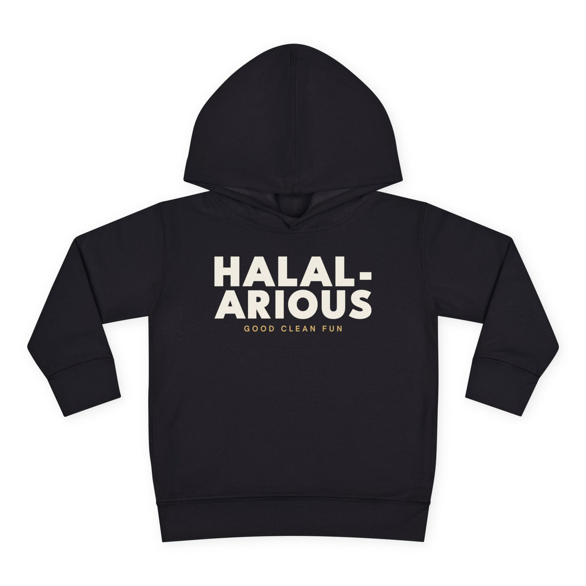 Halal-arious Islamic Toddler Hoodie in Black – AdabStars