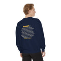 Be Like Yusuf (AS) Sweatshirt | Prophet Yusuf (Joseph) Forgiveness Story, Qur'an 12:90-92 on the Back | AdabStars